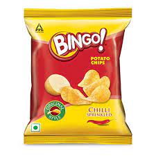 BINGO POTATO CHIPS CHILLI 100GM